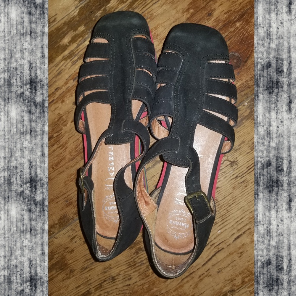 Jeffrey Campbell  rainbow platform SANDALS - Picture 5 of 8